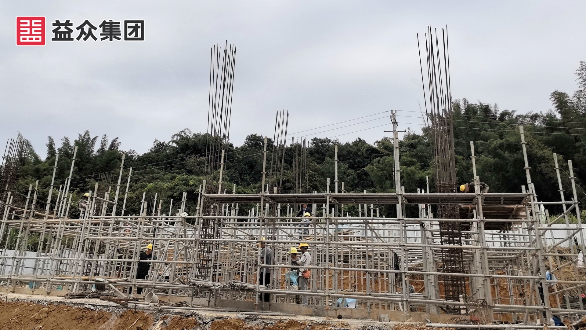 配電間、污泥脫水間支模架搭設(shè)_副本